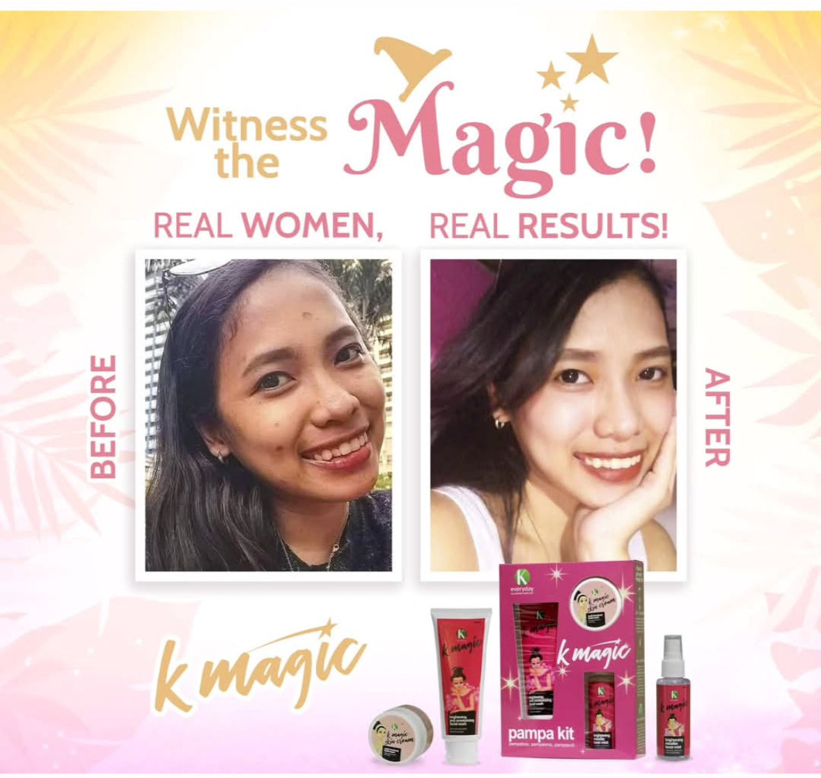 K Magic PamPa Kit for Face ( anti-aging in 3 steps)