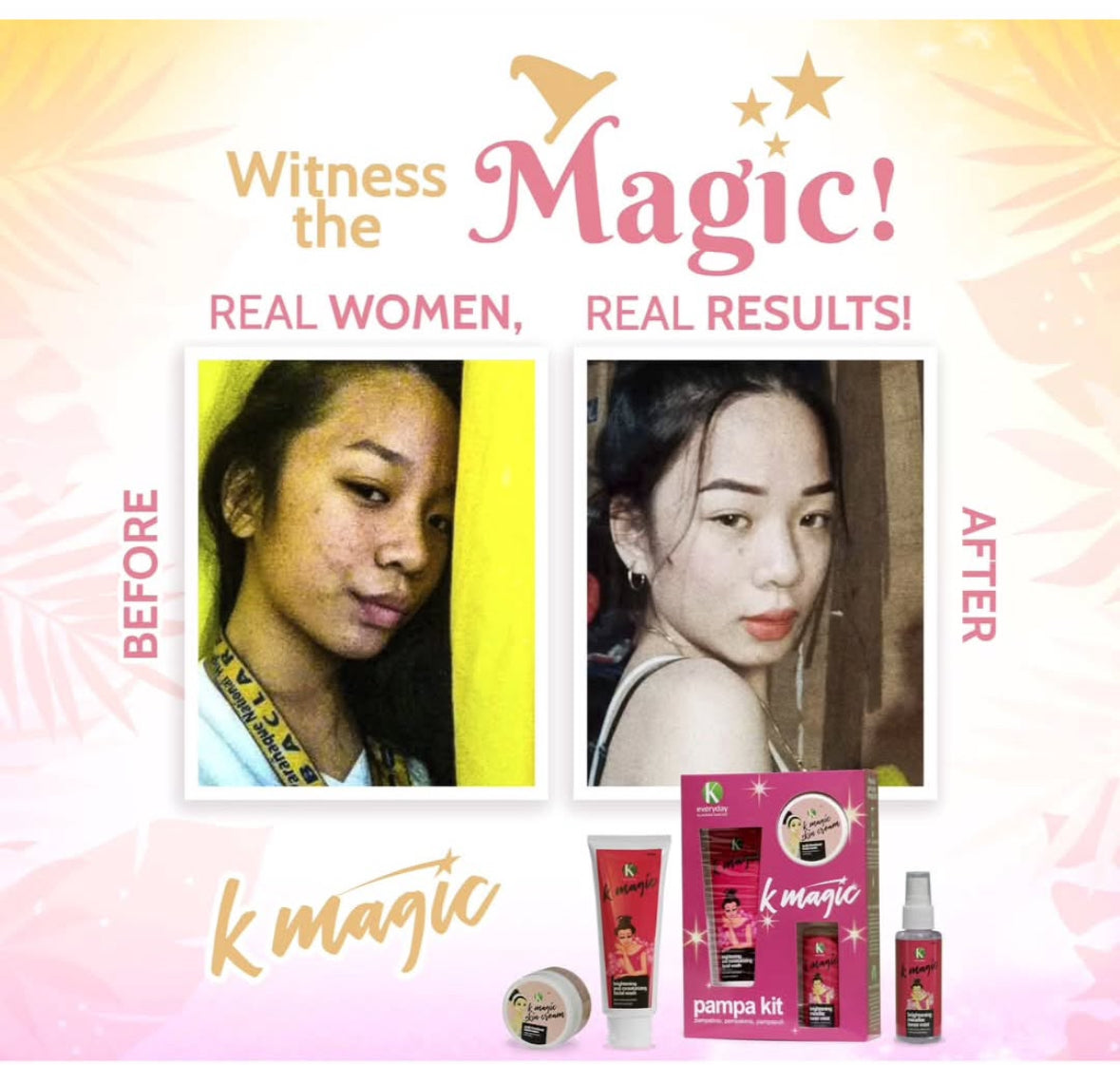 K Magic PamPa Kit for Face ( anti-aging in 3 steps)